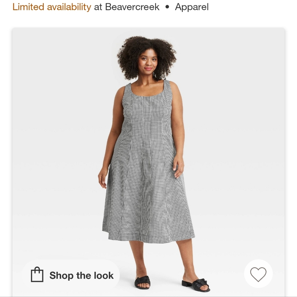A New DayBlack and White Gingham Dress